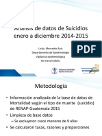 Analisis de Datos de Suicidios 2014-2015