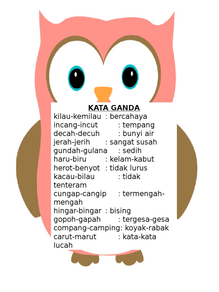 Maksud Kata Ganda Pdf