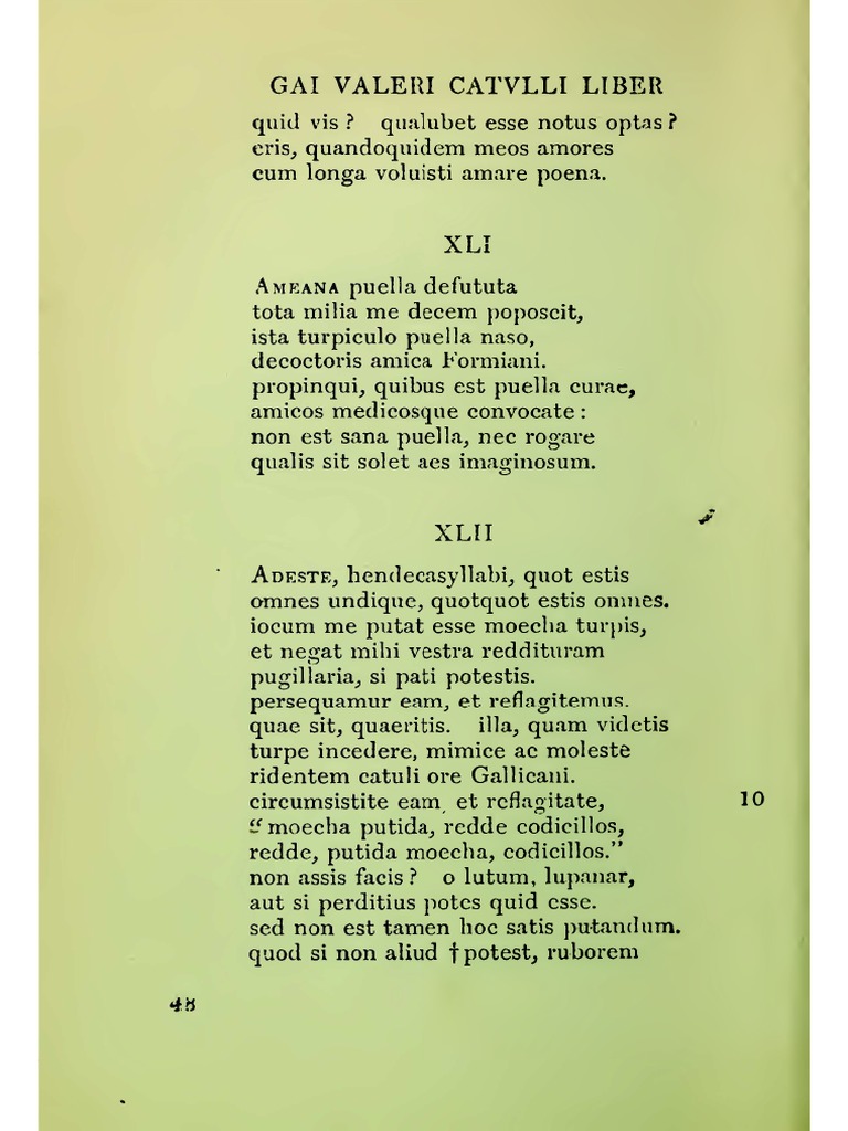 Catullus 41 Pdf