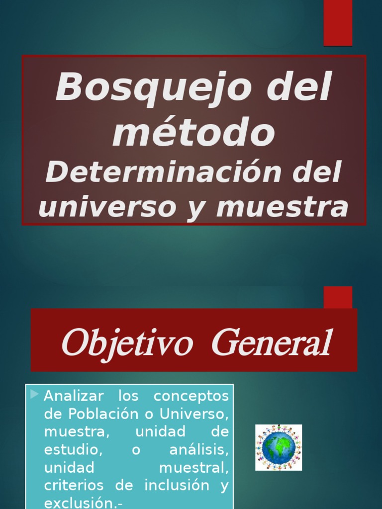 2.7 Universo y Muestra Muestreo (Estadísticas)