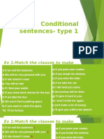 Conditional Sentences - Type 1-Ex