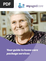 Your Guide To Home Care Package Services - Booklet