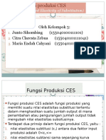 Fungsi Produksi CES