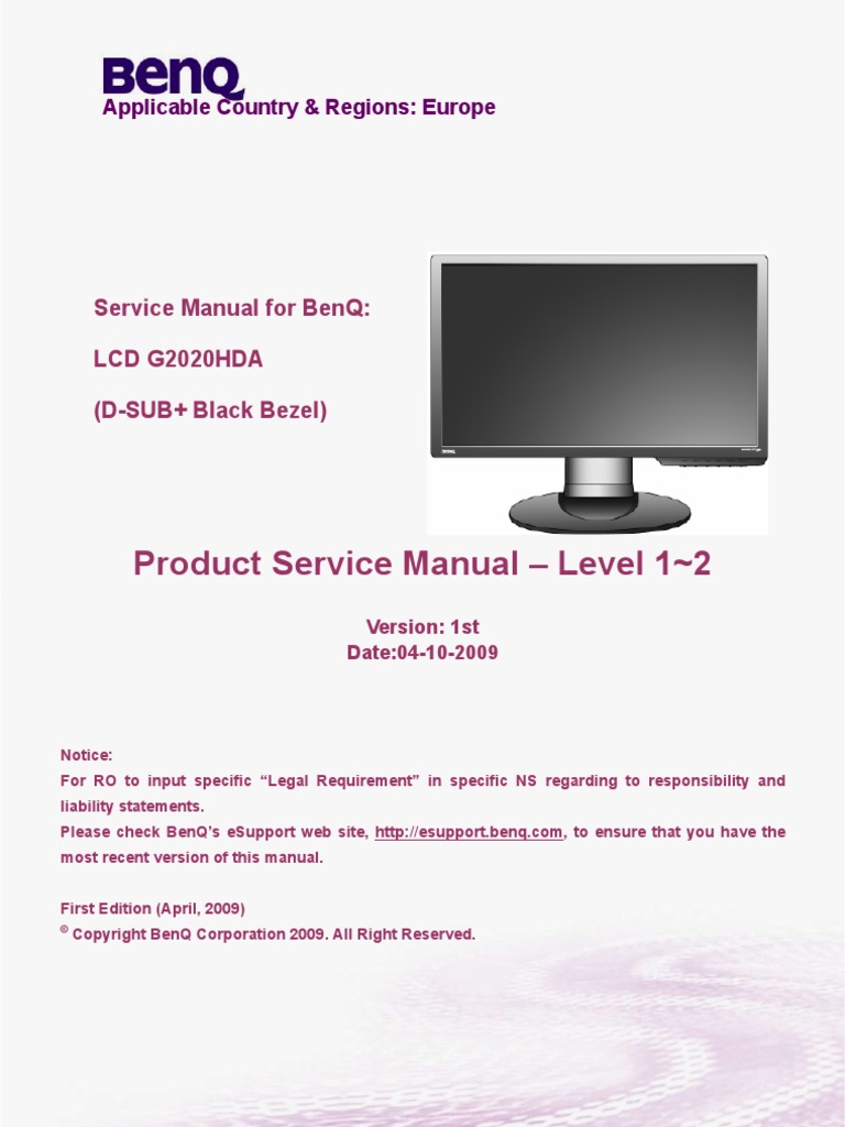 Benq Monitor Driver