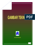 2) Gambar Teknik