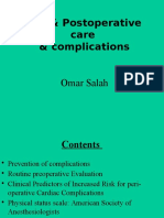 Pre Post Operative Complications