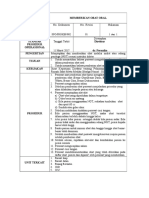 Sop Pemberian Obat Oral (SDH Revisi)