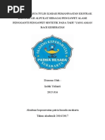 Download Proposal Karya Tulis Ilmiah Pemanfaatan Ekstrak Daun Buah Alpukat Sebagai Pengawet Alami Pengganti Pengawet Sintetik Pada Tahu Yang Aman Bagi Kesehatan by tabita SN348718415 doc pdf
