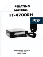 FT-4700 RH Manual and Schematic PDF