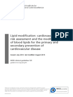 Lipid Modification: Cardiovascular Risk Assessment and The Modification of Blood Lipids For The Primary and Secondary Prevention of Cardiovascular Disease