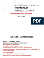 IGCSE 14 Momentum