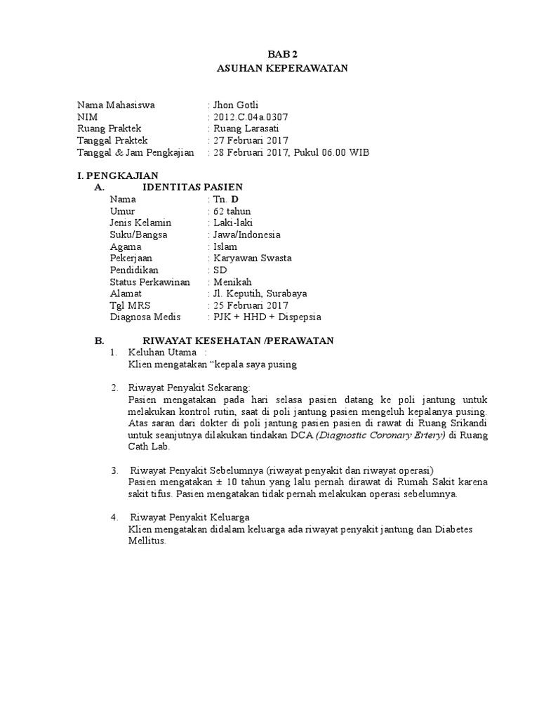 Askep Penyakit Jantung Koroner Pdf