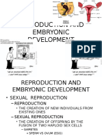 Reproduction and Embryonic Development