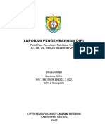 Laporan Pengembangan Diri