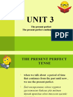 Present Perfect Perfect Cont