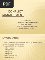 Conflict Management