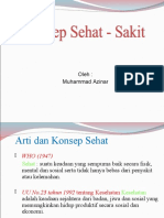 Konsep Sehat Sakit