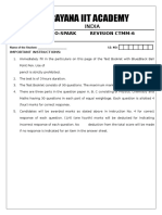 SR - Iit-Z (Iz) Co-Spark Jee Main Ctm-6 Q'paper