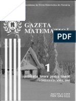 Gazeta Matematica NR 1 2014 Supliment PDF