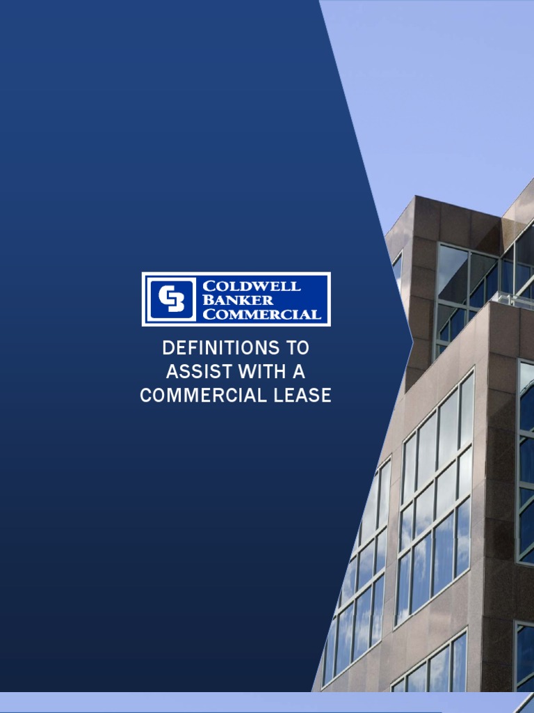 Commercial Lease Definitions | PDF | Lease | Leasehold Estate