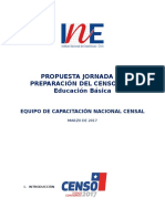 Propuesta y Guiones 1 A 6 Jornada Preparación Escolar para El Censo