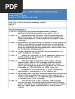 Unit Plan 7 - Classical Traditions and Early Empires