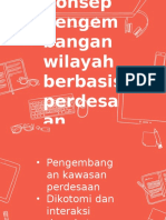 PERENCANAAN WILAYAH - Konsep Pengembangan Wilayah Berbasis Perdesaan