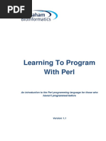 Perl Introduction