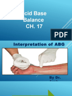 Acid Base CH. 17 -ABG Interpretation PPT