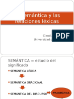 Semantica Relaciones Lexicas