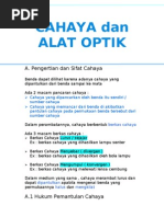 Cahaya Dan Alat Optik