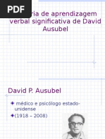 Apresentação sobre Ausubel