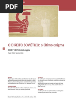 O Direito Soviético