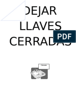 Dejar Llaves Cerradas