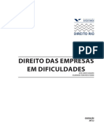 Direito Das Empresas Em Dificuldades 20132