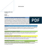 Placement Unit Planner