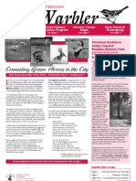 June 2009 Warbler Newsletter Portland Audubon Society