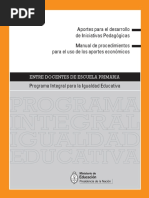 Entre Docentes de Escuela Primaria. Aportes PIIE