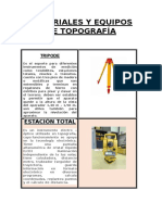 Materiales y Equipos de Topografía