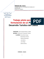 Plan de desarrollo turístico Cauca