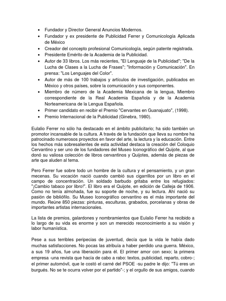 Eulalio Ferrer Rodríguez Descargar gratis PDF Publicidad Science