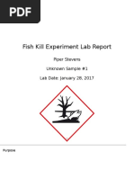 fish kill experiment lab report ap chem