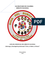 Guía Del Suboficial Del Ejército Nacional.
