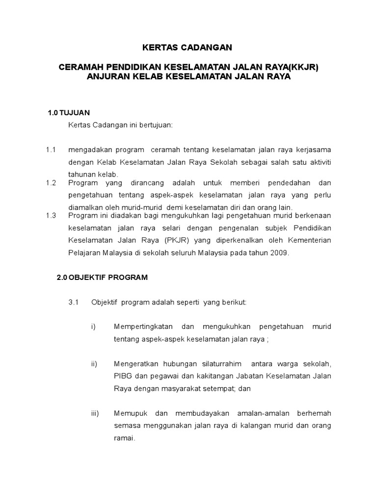 Kertas Kerja KKJR  PDF