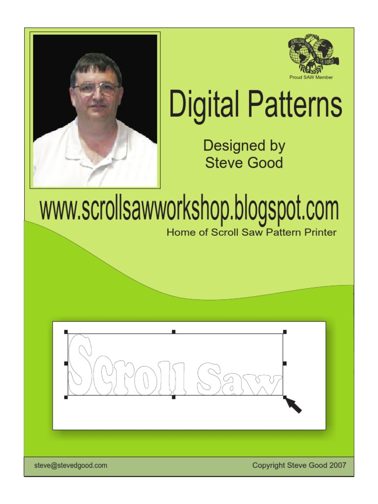 Scroll Saw Flower Pattern PDF