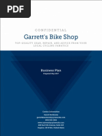 Download Garretts Bike Shop Business Plan by Palo Alto Software SN348802628 doc pdf
