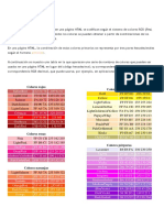 Colores HTML RGB