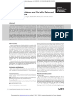 Global Incidence and Mortality Rates and Trends- An Update