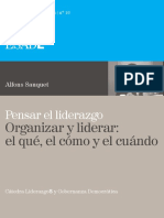 Alfons Sauquet. Pensar El Liderazgo. Organizar y Liderar El Qué, El Cómo y El Cuándo PDF