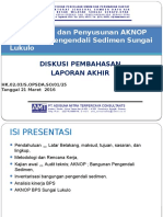 Tayangan Lap Akhir Audit Teknis & Penyusunan AKNOP BPS Lokulo